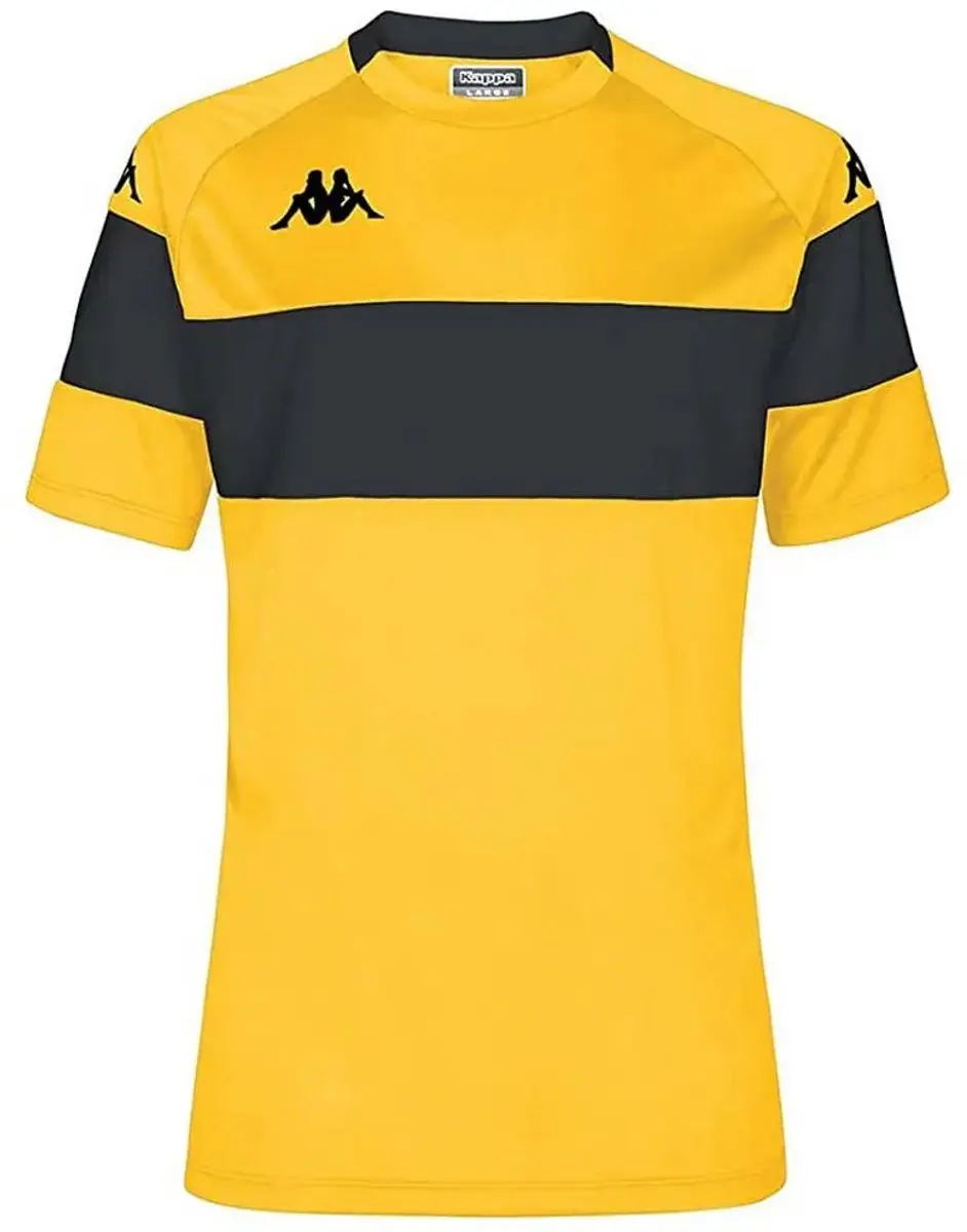 Kappa Dareto T-shirt 146 - Geel/Zwart