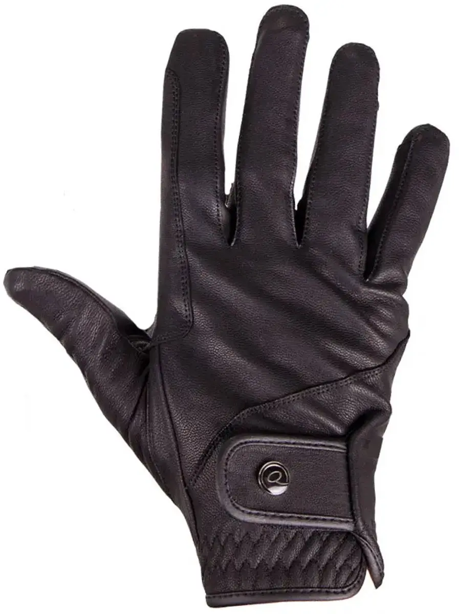 QHP Leather Pro Rijhandschoenen - S - Zwart - afbeelding 5 van 5