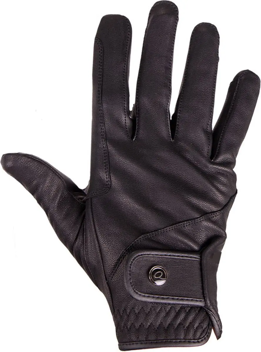 QHP Leather Pro Rijhandschoenen - S - Zwart - afbeelding 3 van 5