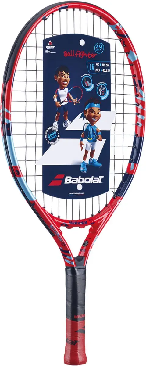 Babolat Ballfighter 19'' Tennisracket Junior - L1 - Rood/Blauw - afbeelding 2 van 6