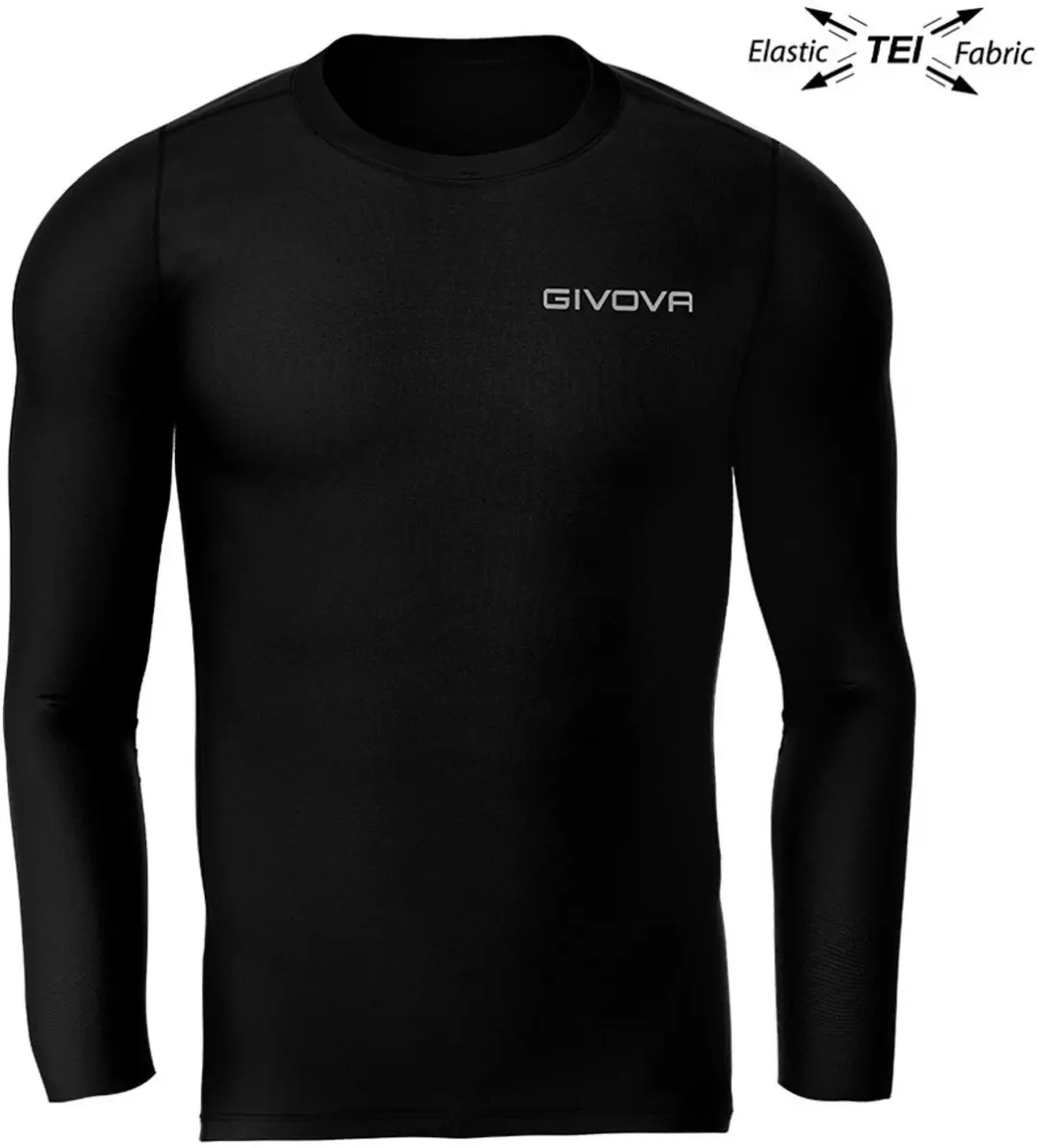 Givova Corpus 3 Maglia Intima Elastica M/L - Black - afbeelding 3 van 6