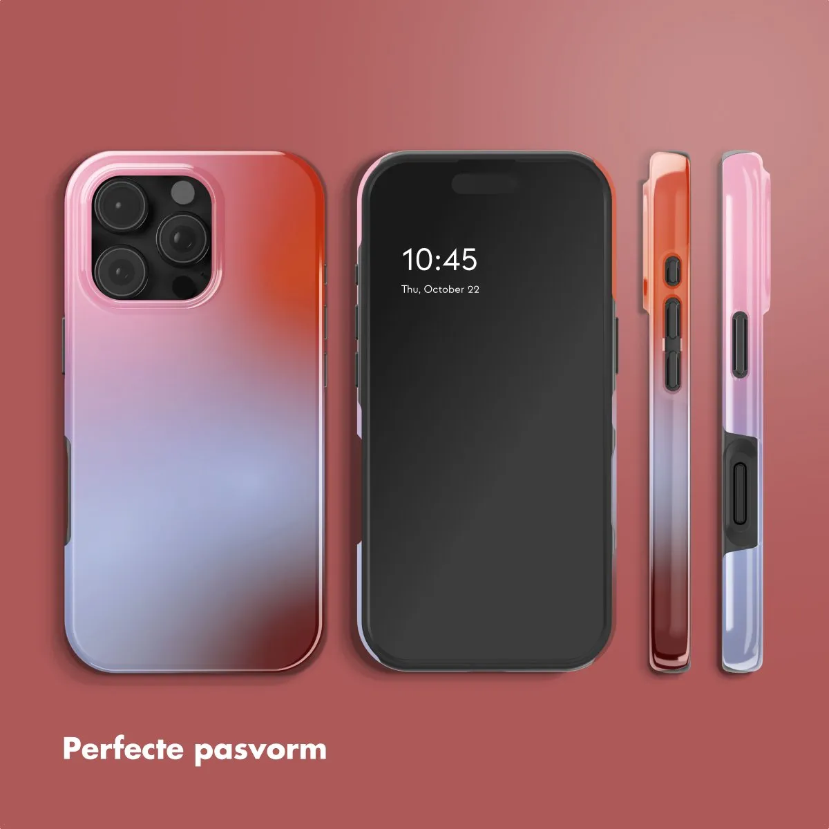 Selencia Hoesje iPhone 16 Pro Max - Gradient Soft Blush - MagSafe - afbeelding 6 van 6