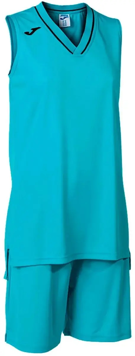 Joma Atlanta Set Vrouw - L - Fluor Turquoise/Black - afbeelding 3 van 6