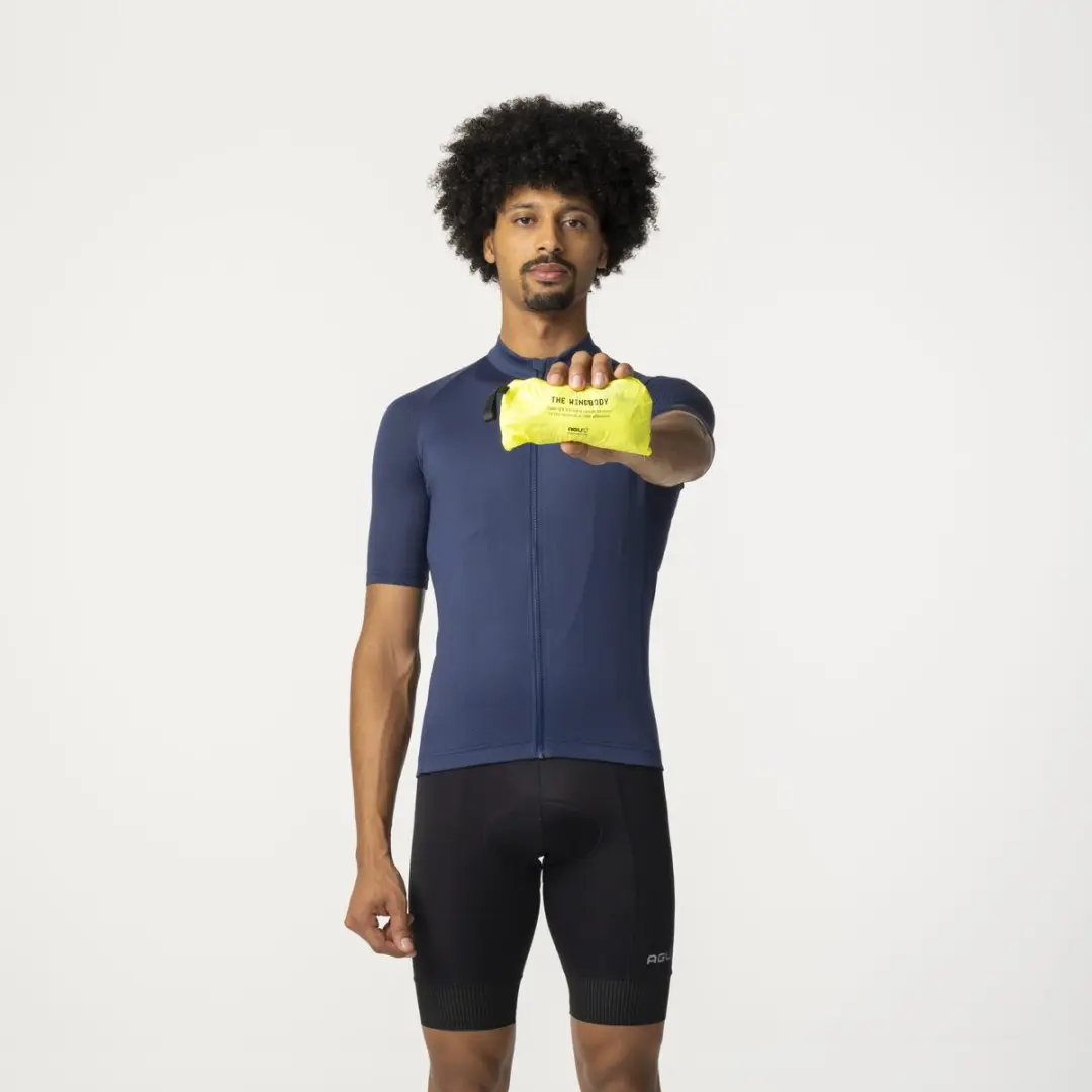 AGU Essential Windbody Fietsvest Heren M - Geel - Lichtgewicht Waterafstotend - afbeelding 2 van 6