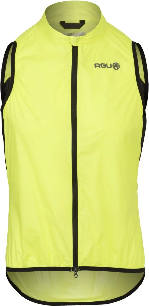 AGU Essential Windbody Fietsvest Heren M - Geel - Lichtgewicht Waterafstotend - afbeelding 6 van 6