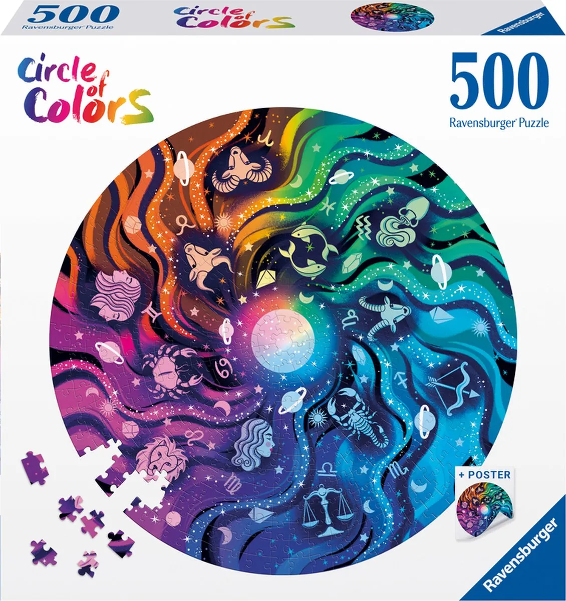 Ravensburger Circle of Colors Legpuzzel 500 Stuks
