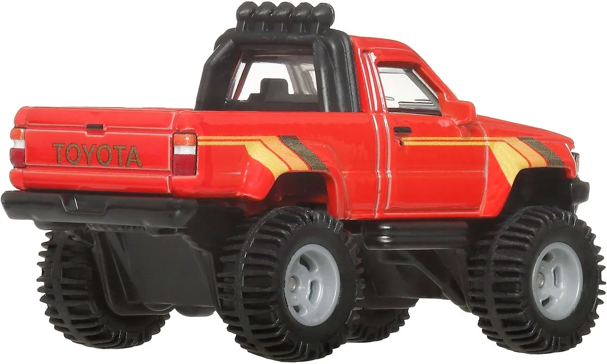 Hot Wheels Car Culture HW Off-Road 1987 Toyota Pickup Truck JBK73 - Zwart/Rood