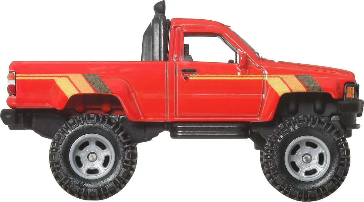 Hot Wheels Car Culture HW Off-Road 1987 Toyota Pickup Truck JBK73 - Zwart/Rood