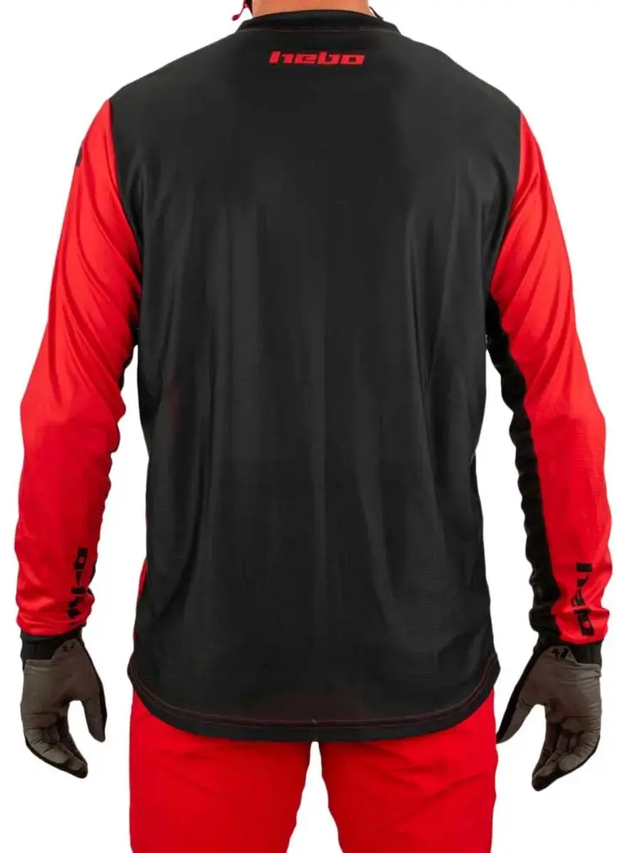 Hebo Tech Trui Lange Mouwen - Rood XL - afbeelding 3 van 6
