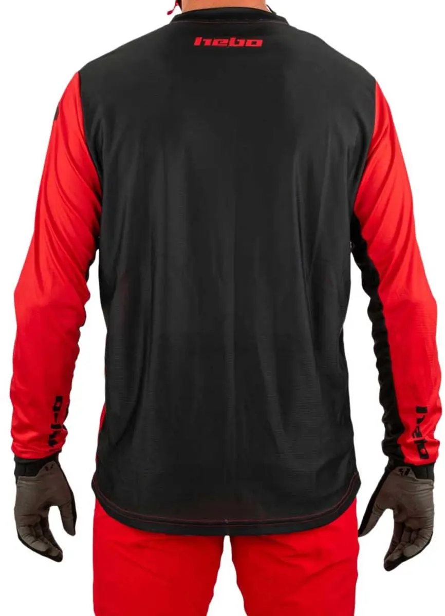 Hebo Tech Trui Lange Mouwen - Rood XL - afbeelding 2 van 6