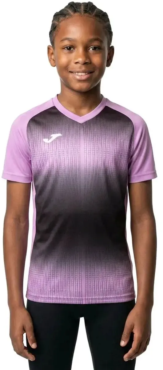 Joma Tiger V T-shirt 128/134 - Paars/Zwart - afbeelding 2 van 2