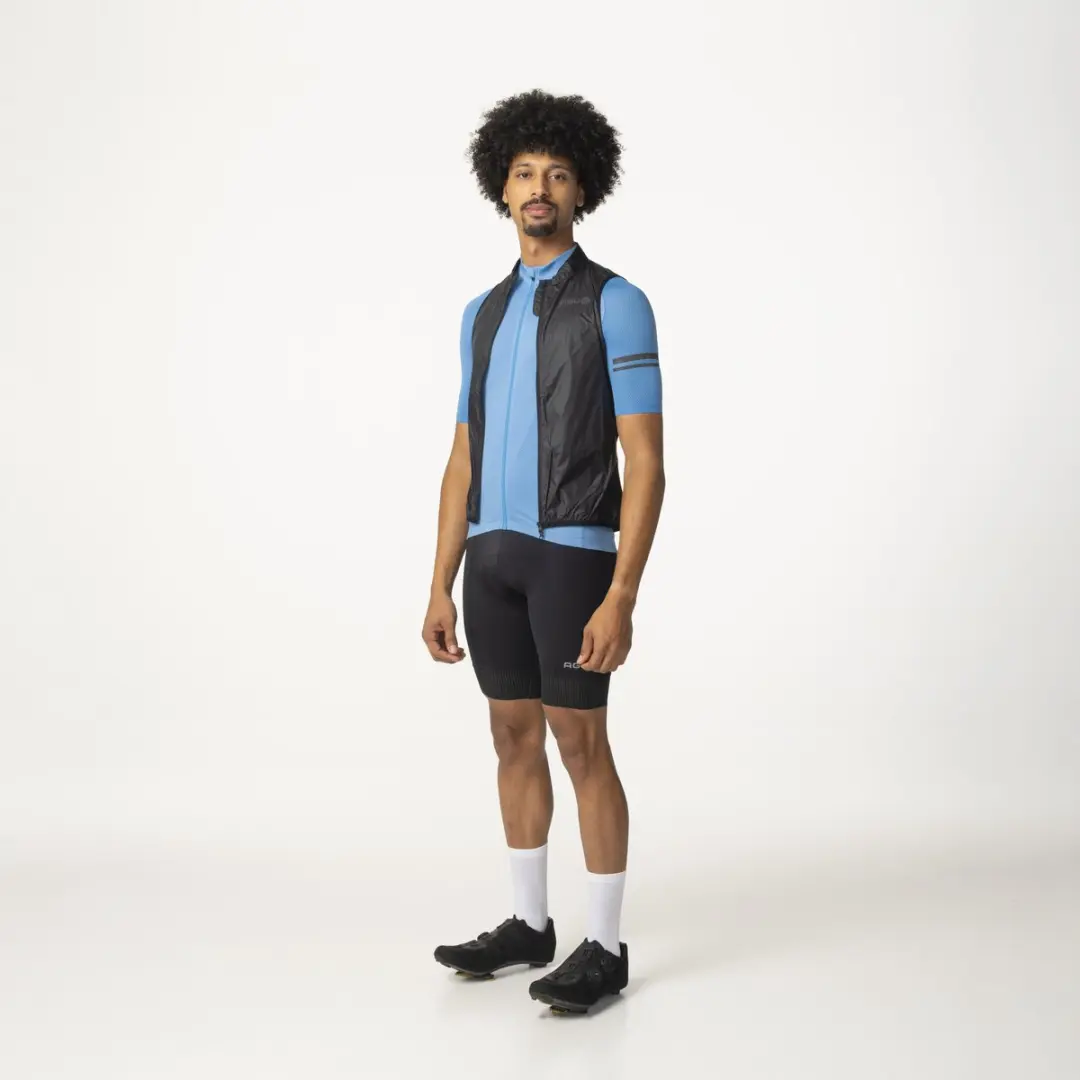 AGU Essential Wind Body Fietsvest Heren L - Zwart - Waterafstotend - afbeelding 2 van 6