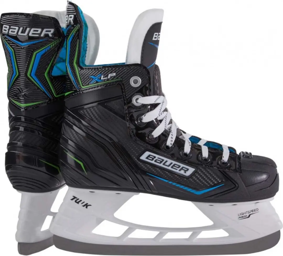 Bauer XLP Ijshockeyschaatsen Zwart/Grijs/Blauw