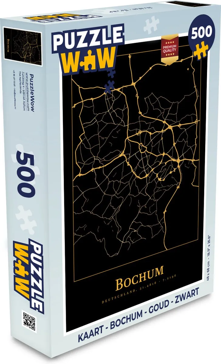 PuzzleWow Bochum Legpuzzel 500 Stuks