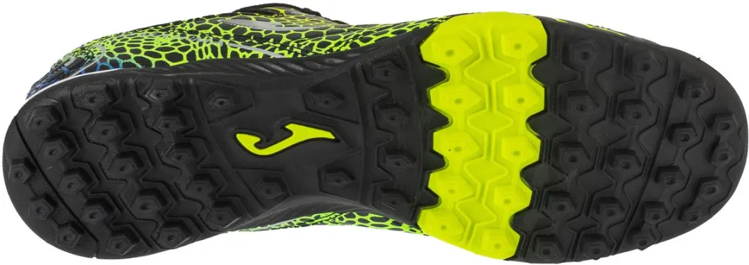 Joma Maxima 25 MAXW2531TF Voetbalschoenen - Maat 43 - Zwart/Geel - TF - afbeelding 4 van 5