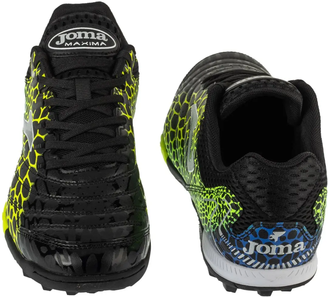 Joma Maxima 25 MAXW2531TF Voetbalschoenen - Maat 43 - Zwart/Geel - TF - afbeelding 5 van 5