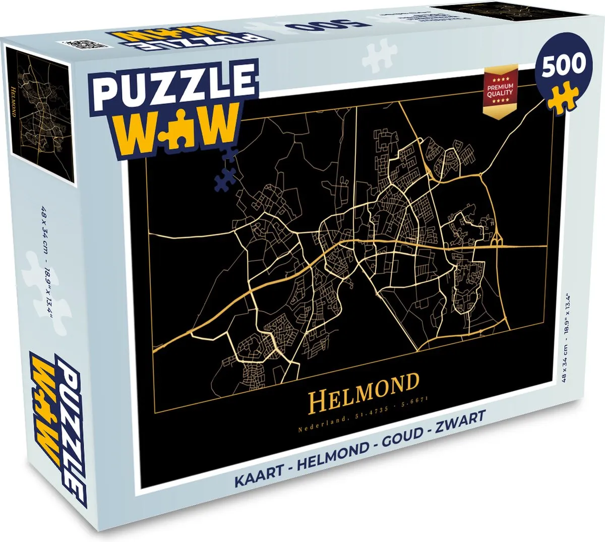 PuzzleWow Helmond Legpuzzel 500 Stuks