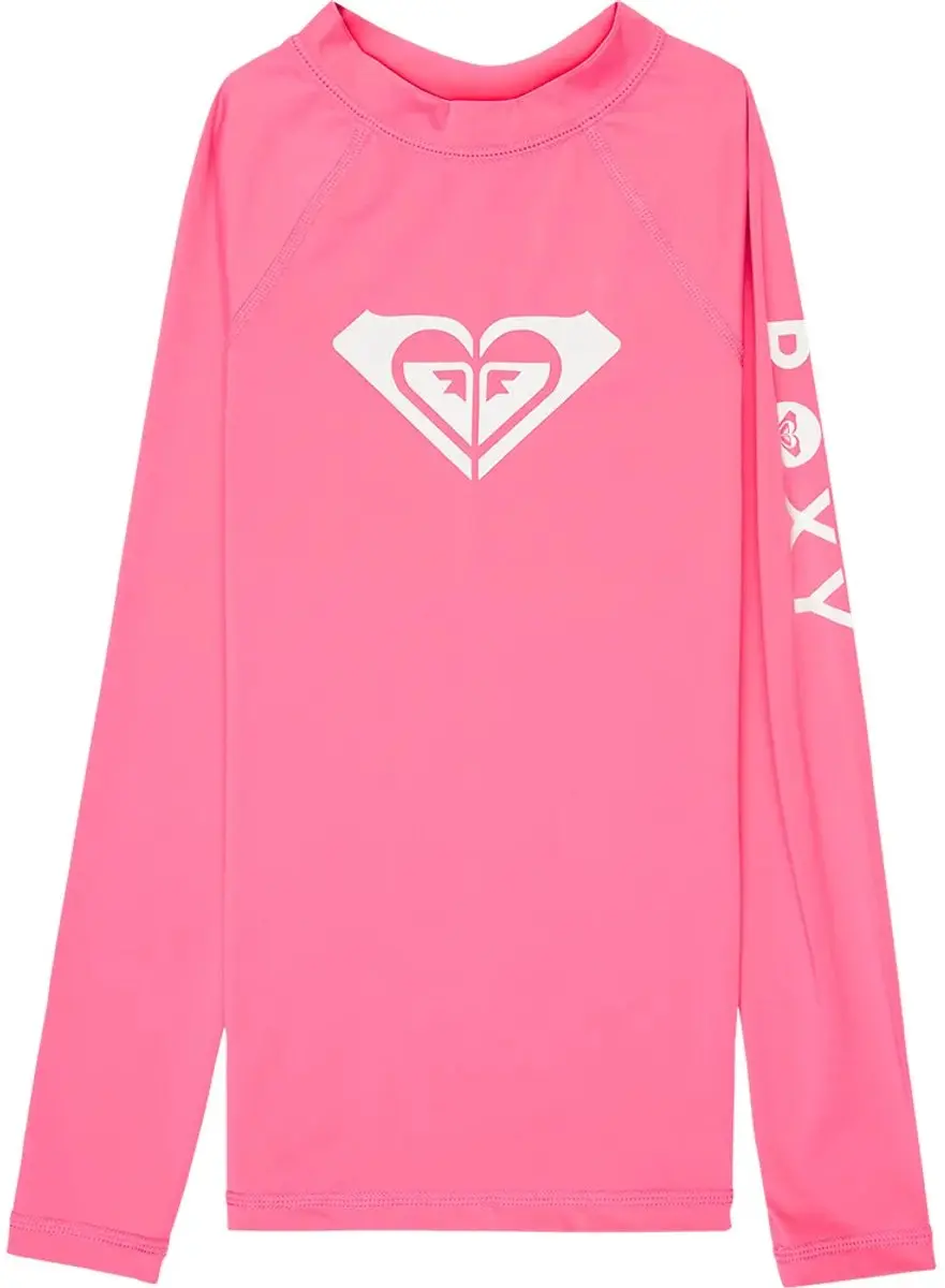 Roxy Ergwr03490 Whole Hearted Rash Guard Met Lange Mouwen Roze 12 Years Meisje
