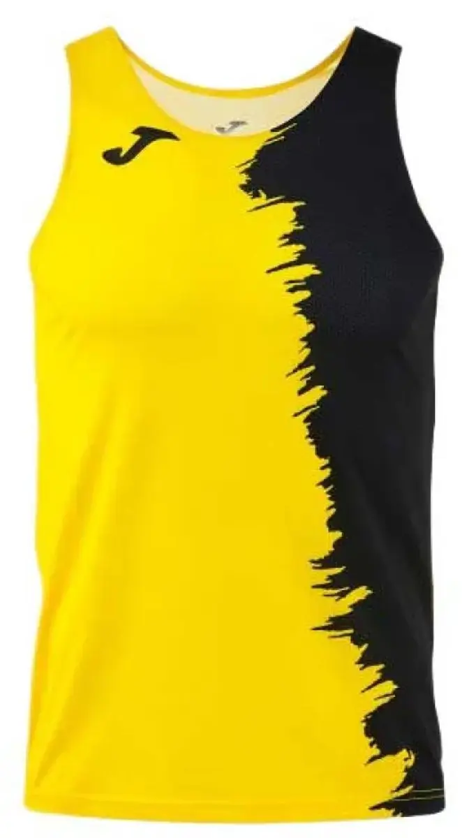 Joma Picasho Mouwloos T-shirt Geel M Man
