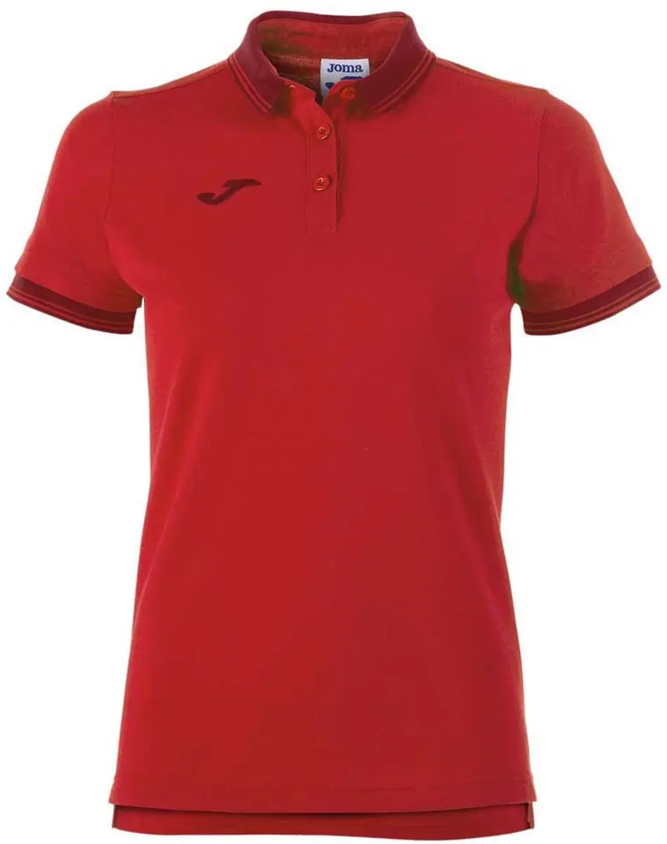 Joma Bali Ii Korte Mouw Poloshirt Rood 12-14 Years Jongens,Meisjes