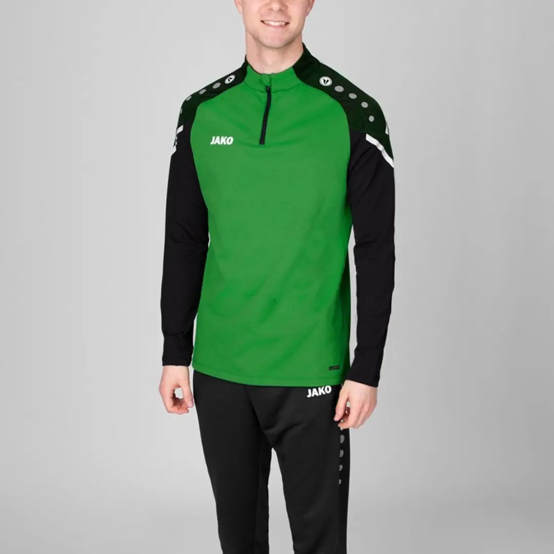 JAKO Ziptop Performance Voetbalshirt - M - Groen