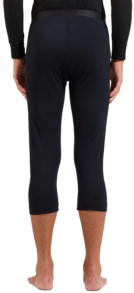 ODLO BL Bottom 3/4 Merino 200 Trainingsbroek - XXL - Zwart - afbeelding 2 van 6