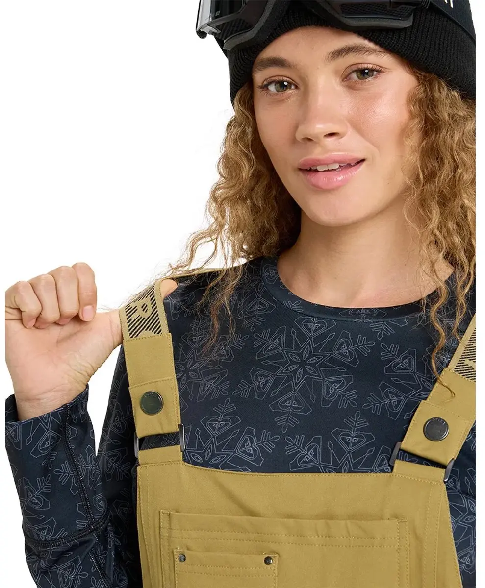 Roxy Rideout Bib Broek - Groen XL - afbeelding 3 van 4