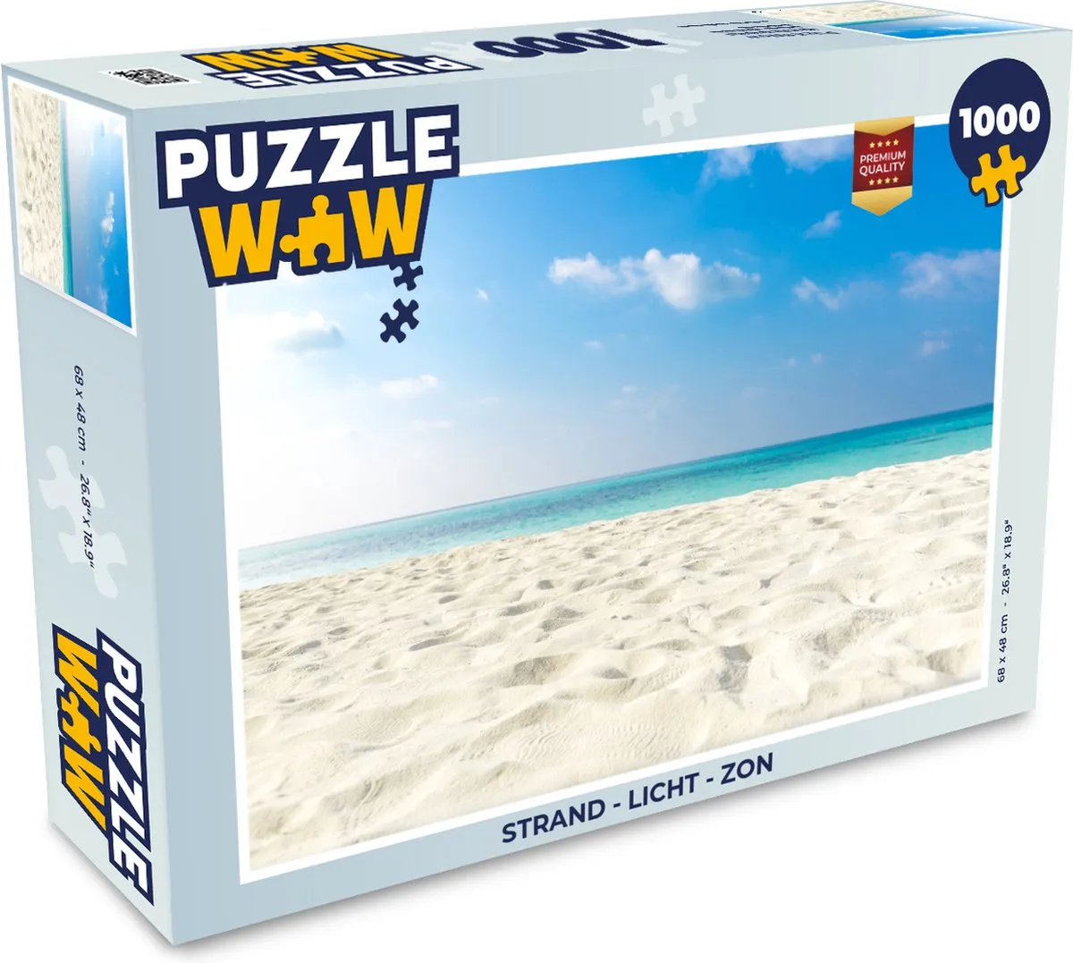 PuzzleWow Strand Legpuzzel 1000 Stuks