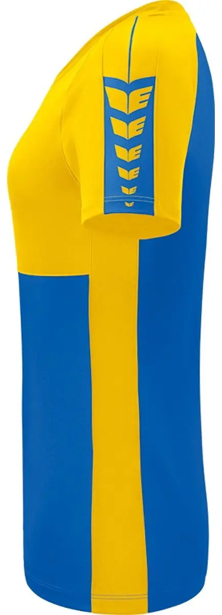Erima Six Wings T-Shirt Dames - Geel/Royal 44
