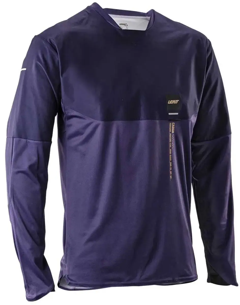 Leatt Trail 6.0 Cargo Trui Met Lange Mouwen Blauw,Paars M Man