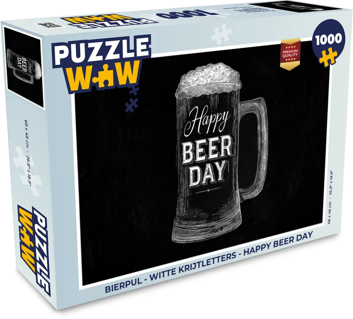 PuzzleWow Bierpul Legpuzzel 1000 Stuks