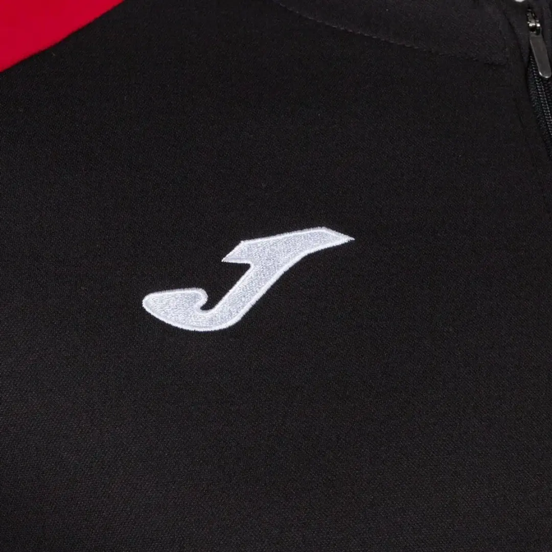 Joma Eco Championship Sweatshirt - Zwart/Rood - 4-5 jaar