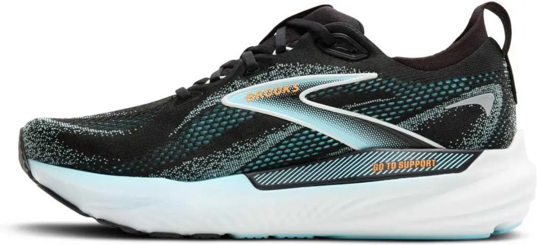 Brooks Glycerin GTS 22 Hardloopschoenen 42.5 - Zwart/Atomizer/Blazing Orange - afbeelding 6 van 6