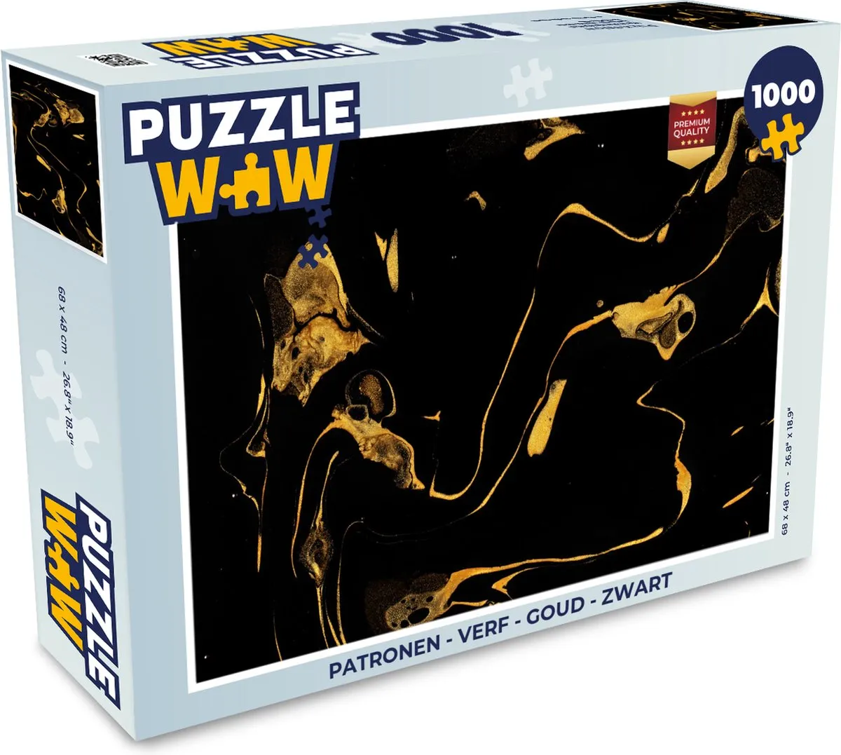 PuzzleWow Legpuzzel 1000 Stukjes - Multicolor