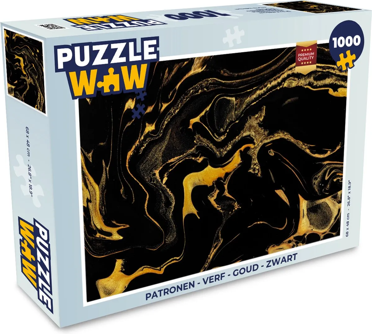 PuzzleWow Legpuzzel 1000 Stukjes - Multicolor