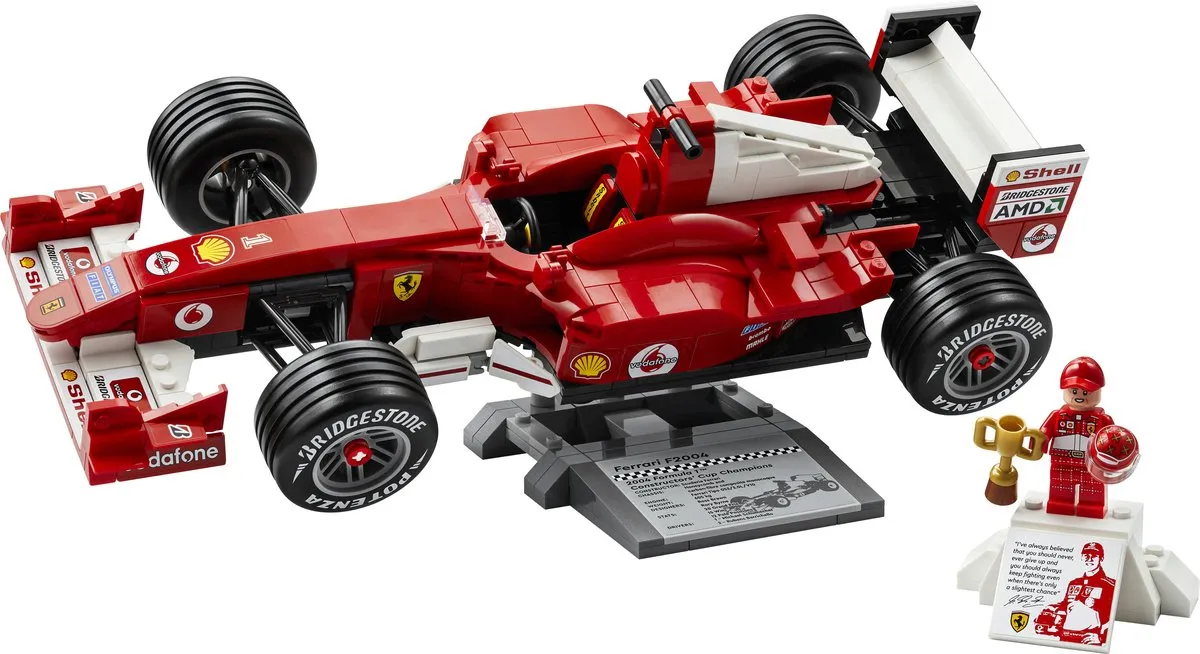 LEGO Icons Ferrari F2004 Schumacher 11375 - 735 Stukken - afbeelding 6 van 6