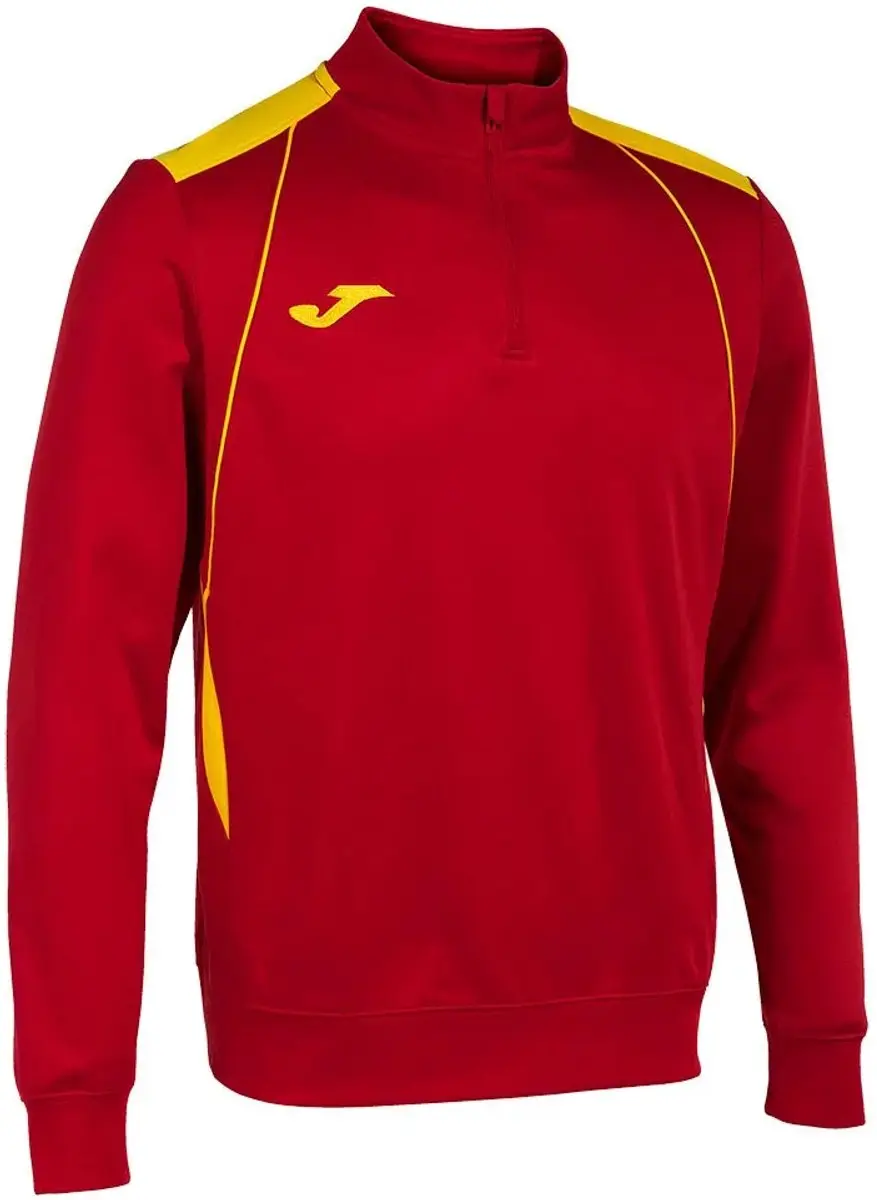 Joma Championship VII Half-Zip Sweatshirt - Rood/Geel 9-10j