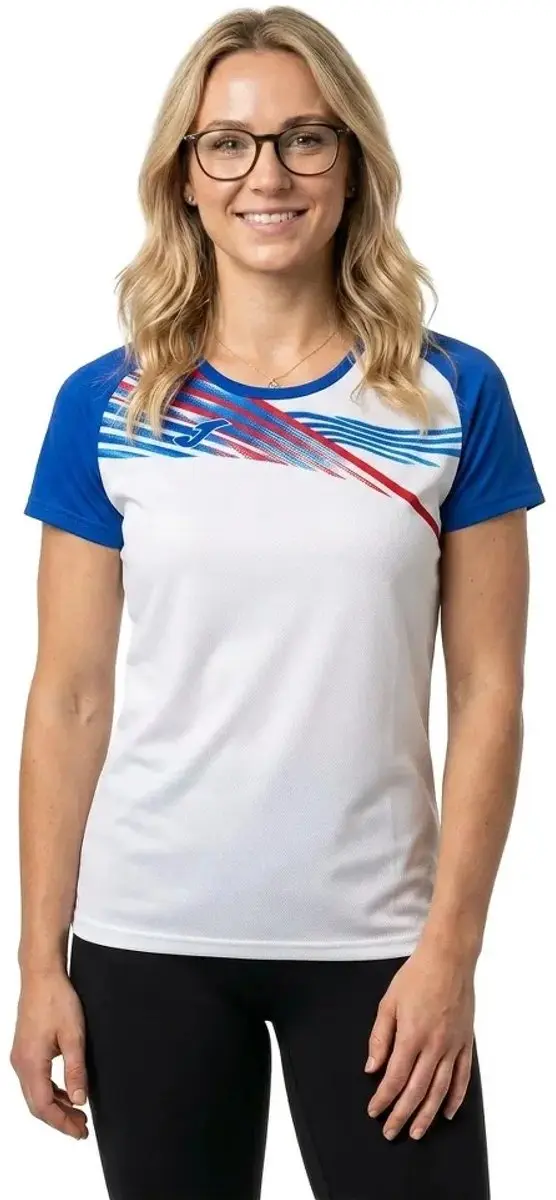 Joma Elite X T-shirt Met Korte Mouwen Wit XL Vrouw