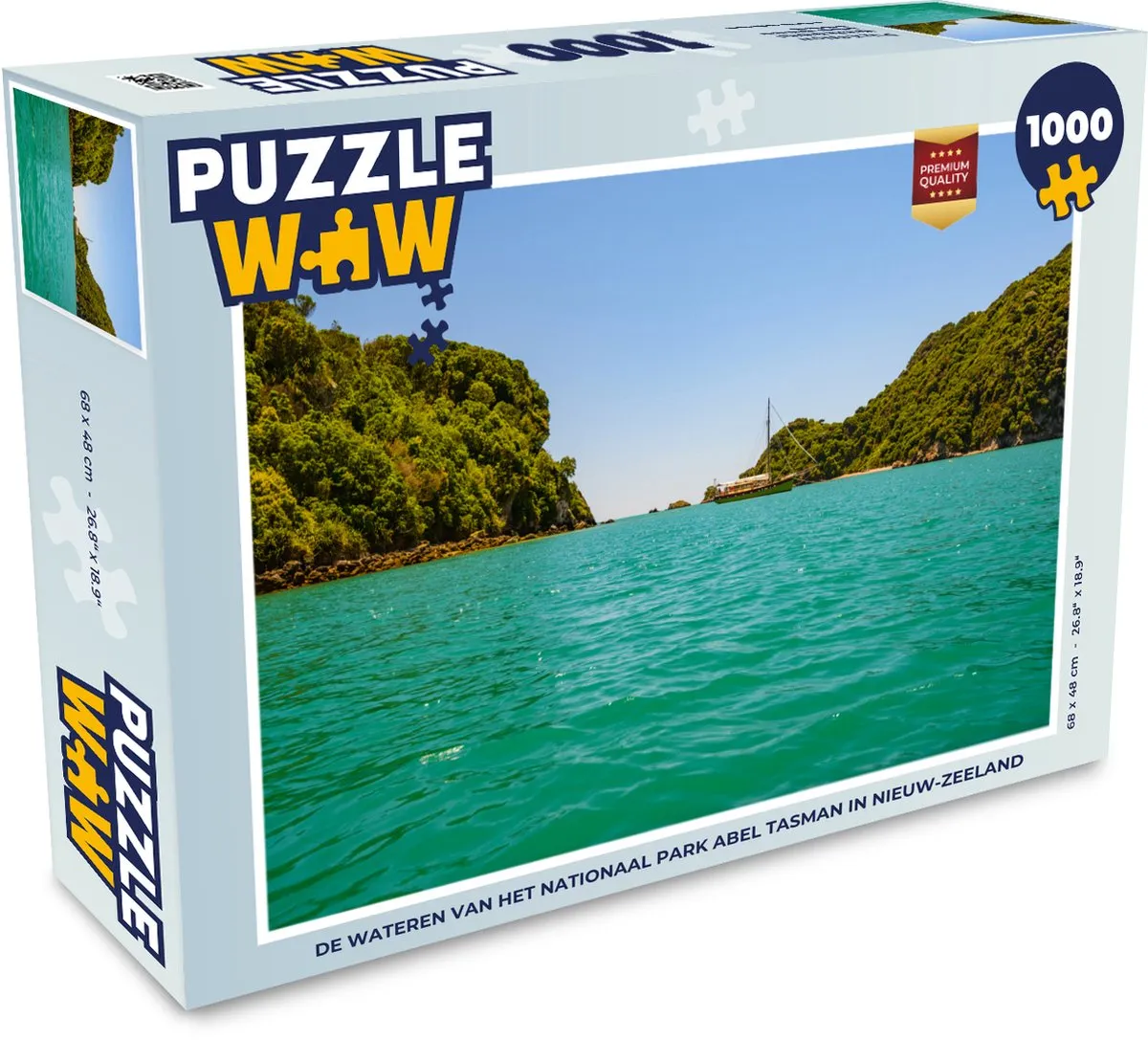 PuzzleWow Abel Tasman Nationaal Park Legpuzzel 1000 Stuks