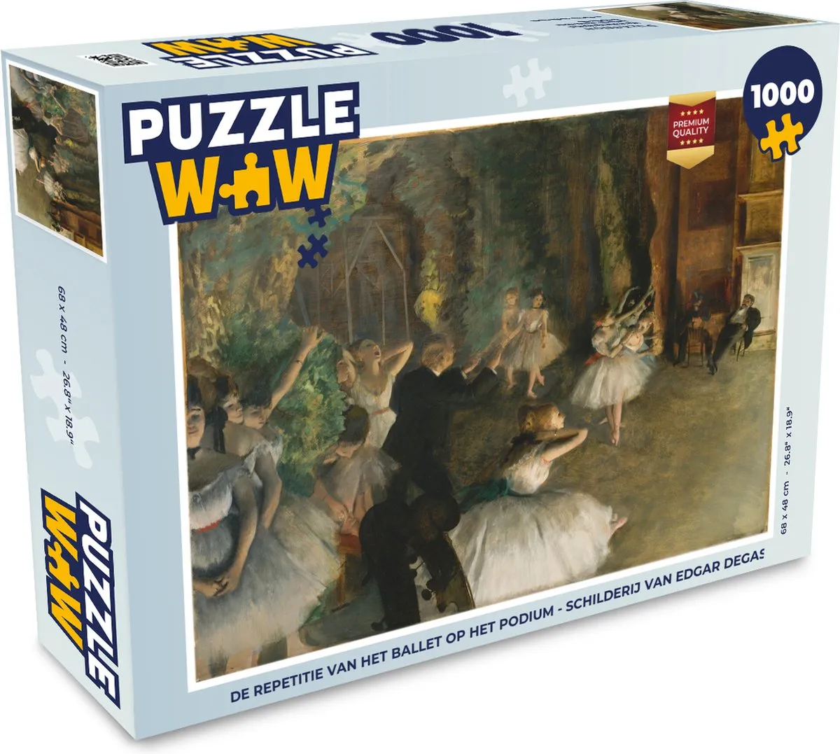 PuzzleWow Legpuzzel De Repetitie van het Ballet