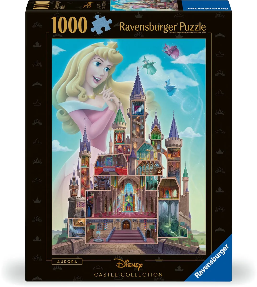 Ravensburger Disney Castles Aurora Puzzel 1000 Stuks