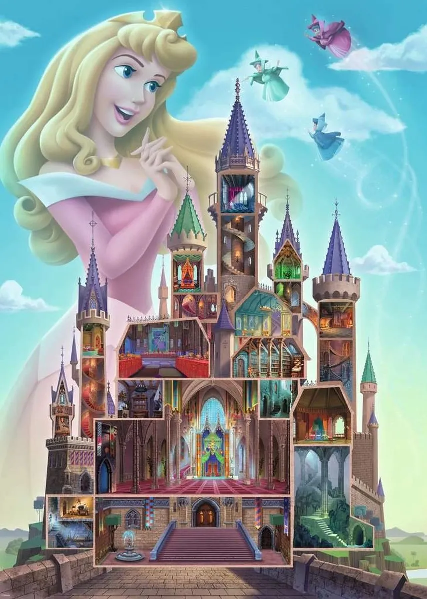 Ravensburger Disney Castles Aurora Puzzel 1000 Stuks