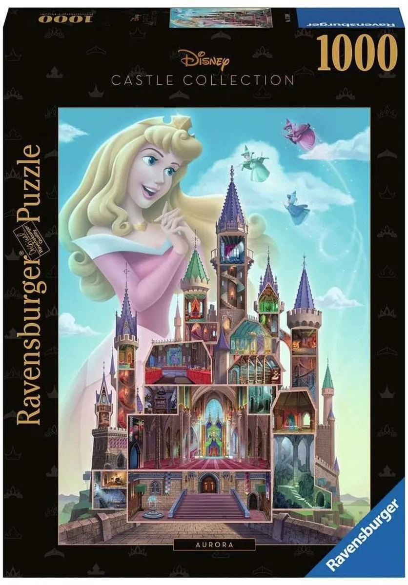 Ravensburger Disney Castles Aurora Puzzel 1000 Stuks