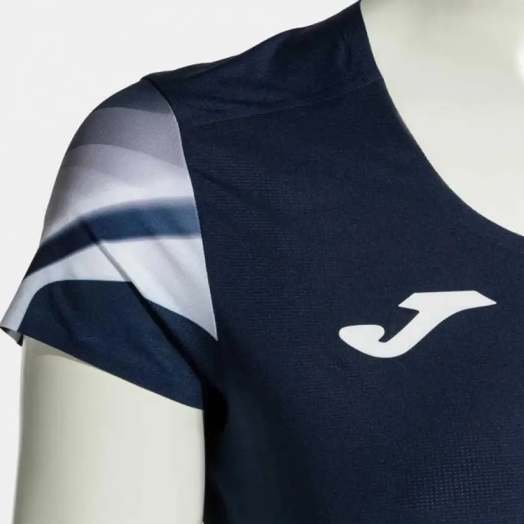 Joma Elite Xi T-shirt Met Korte Mouwen Blauw M Vrouw
