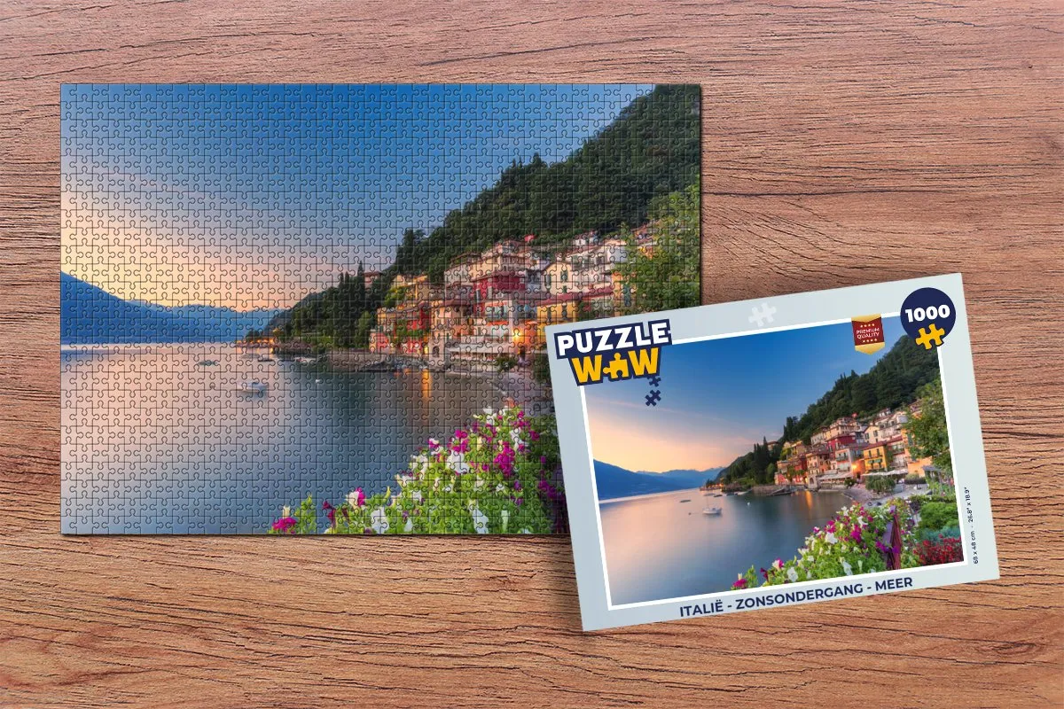 PuzzleWow Italië Legpuzzel 1000 Stuks - Multicolor