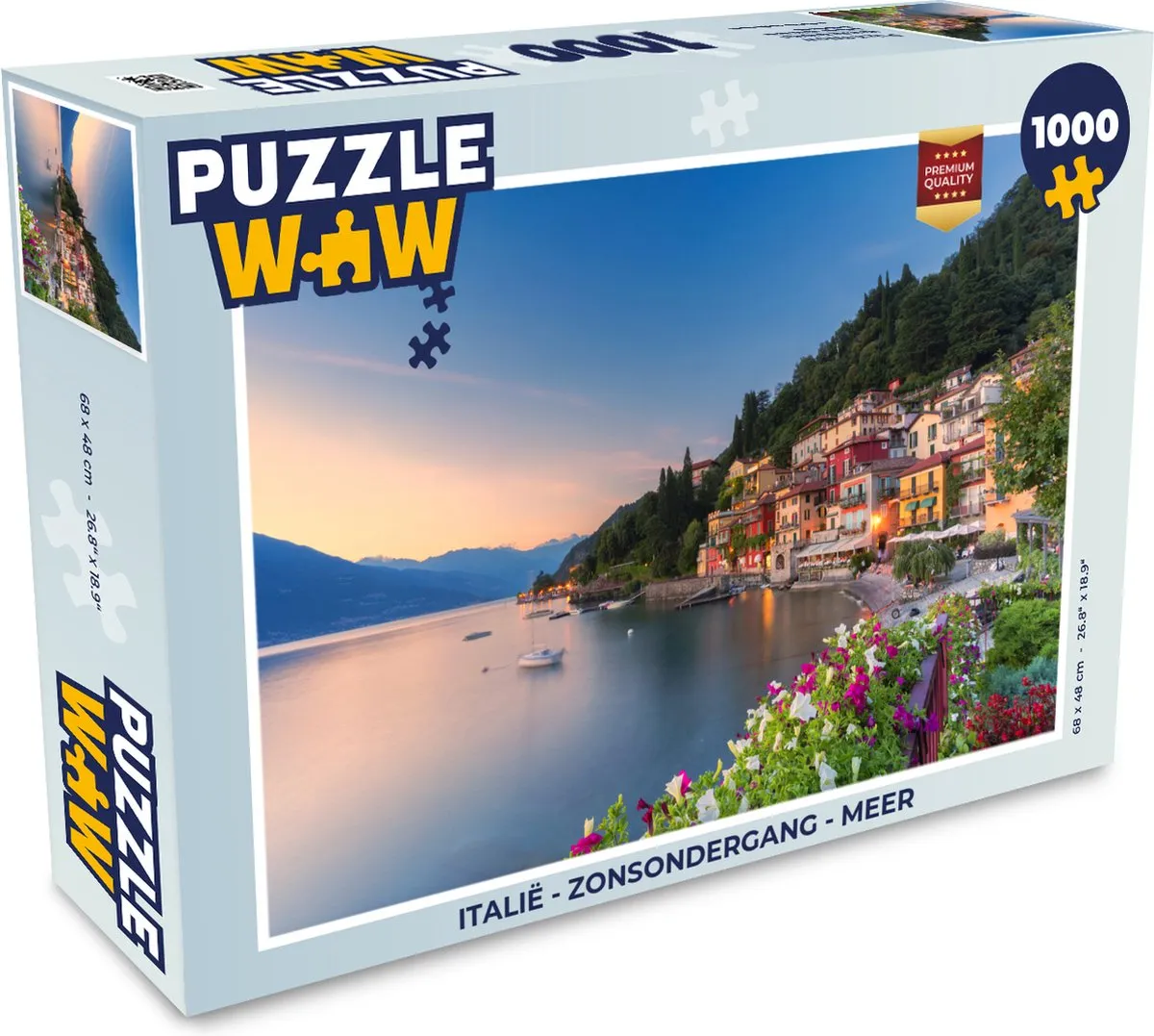 PuzzleWow Italië Legpuzzel 1000 Stuks