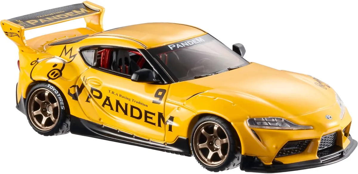 Hot Wheels JCN77 Racewagen - Geel - afbeelding 6 van 6