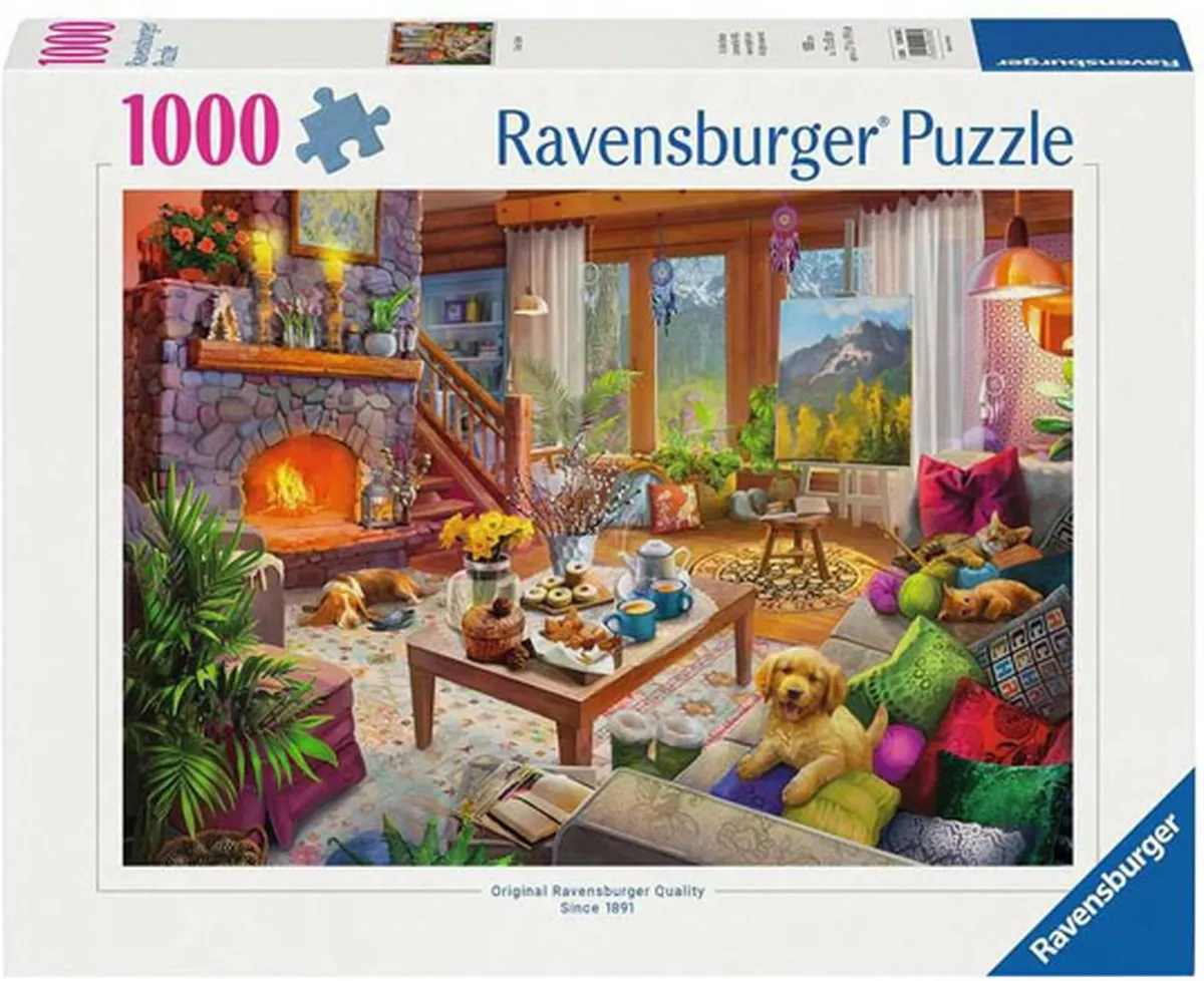 Ravensburger Gezellige Hut Legpuzzel 1000 Stuks - Multicolor