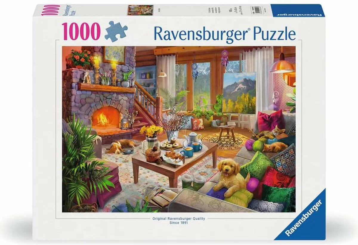 Ravensburger Gezellige Hut Legpuzzel 1000 Stuks - Multicolor