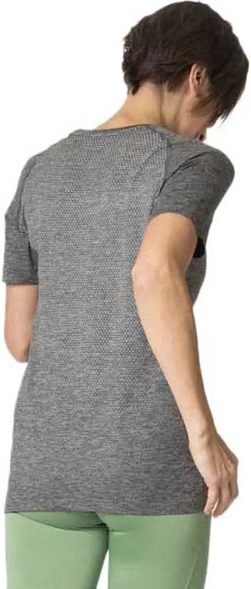 ODLO Crew Essential Seamless T-shirt - XS - Stone Grey Melange